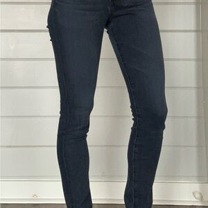 Ag Adriano Goldschmied Dark Blue Skinny Jeans